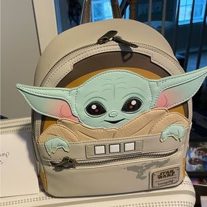 NWT baby yoda mini backpack